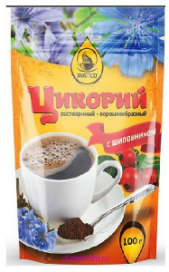 Цикорий растворимый с шиповником100 г дой пак (30)
