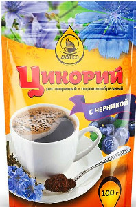 Цикорий растворимый с черникой100 г дой пак (30)