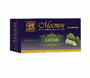 мостон зеленый 25 пакетов с саусепом